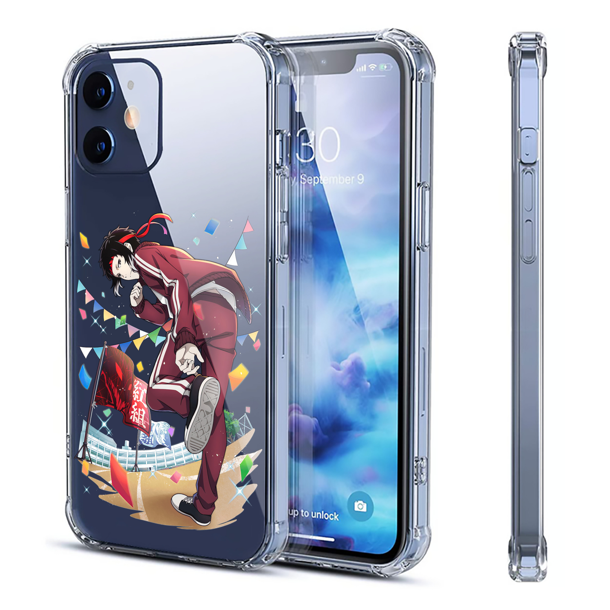 （画像用） 文豪ストレイドッグス Bungo Stray Dogs 【iPhone 12シリーズ対応】透明スマホケース（クリアソフトケース）